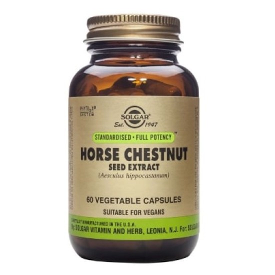 Solgar Horse Chesnut Seed Extract 60 капсули на изгодни цени Solgar Horse Chesnut Seed Extract 60 капсули на супер цена