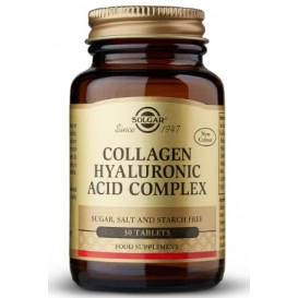 Solgar Collagen Hyaluronic Acid Complex 30 таблетки