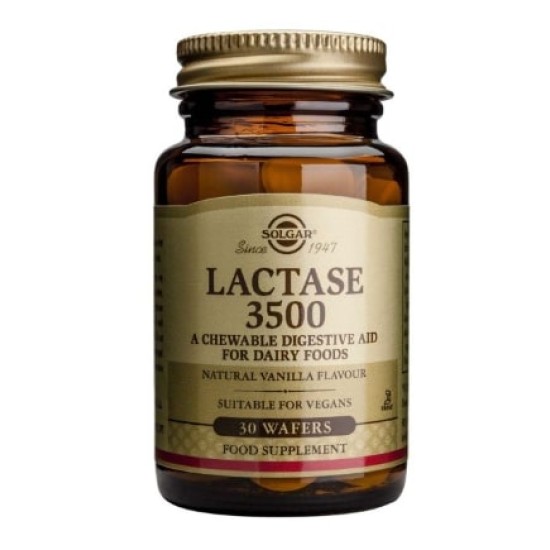Solgar Lactase 3500 / 30 таблетки на супер цена