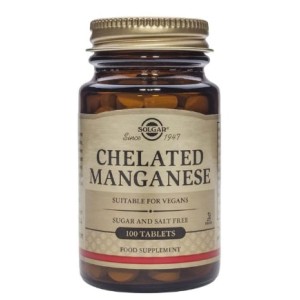 Solgar Chelated Manganese 100 таблетки Solgar Chelated Manganese 100 таблетки