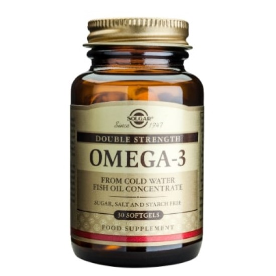 Solgar Omega 3 / Double Strength 30 гел капсули на супер цена