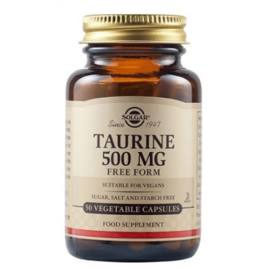 Solgar Taurine 500 мг / 50 капсули на супер цена