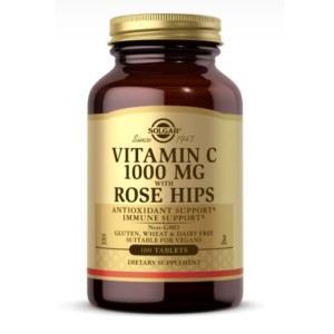 SOLGAR Vitamin C 1000mg With Rose Hips 100 tabs SOLGAR Vitamin C 1000mg With Rose Hips 100 tabs