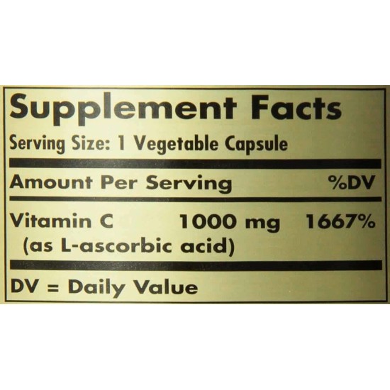 Solgar Vitamin C 1000 Mg Vegetable Capsules, 100 vcaps на изгодни цени Solgar Vitamin C 1000 Mg Vegetable Capsules, 100 vcaps на супер цена