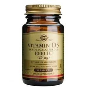 Solgar Vitamin D3 1000 IU / 90 таблетки