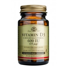 SOLGAR Vitamin D3 600 IU / 60 капсули