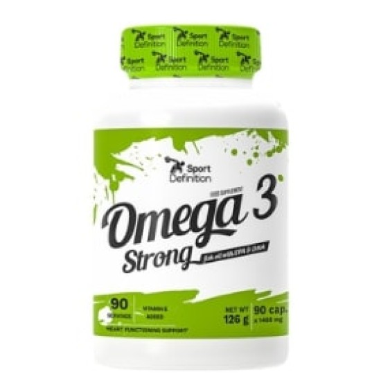 Sport Definition Omega 3 Strong 90 гел капсули на супер цена