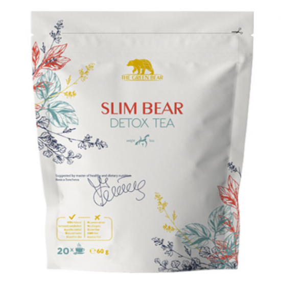 THE GREEN BEAR Slim Bear - Detox Tea / Детоксикиращ Чай 60гр(20 Дози) на супер цена