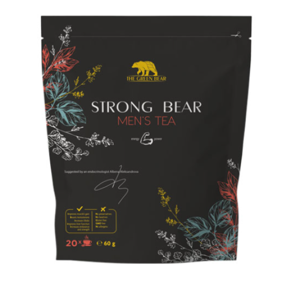 THE GREEN BEAR Strong Bear - Men's Tea / Чай За Мъже 60гр(20 Дози) на супер цена