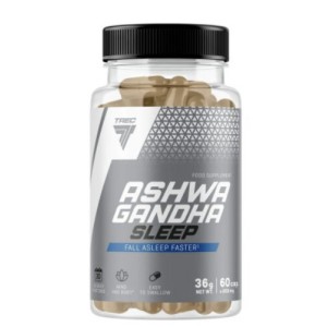 Trec Nutrition Ashwagandha Sleep | with Melatonin, GABA & L-Tryptophan 60 капсули Trec Nutrition Ashwagandha Sleep | with Melatonin, GABA & L-Tryptophan 60 капсули