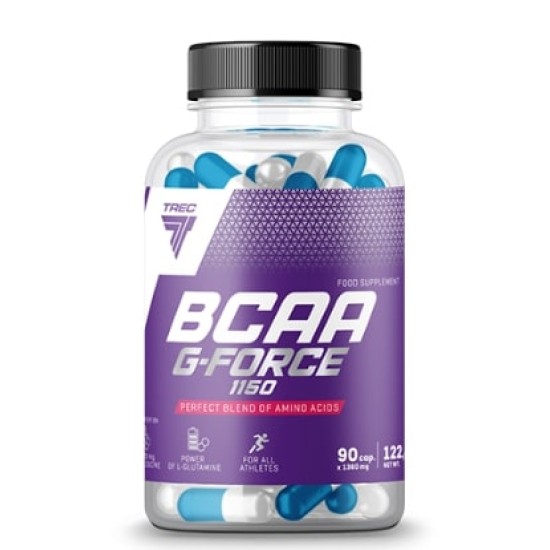 TREC NUTRITION BCAA G-Force 1150 | BCAA + Glutamine Caps 360 капсули на супер цена