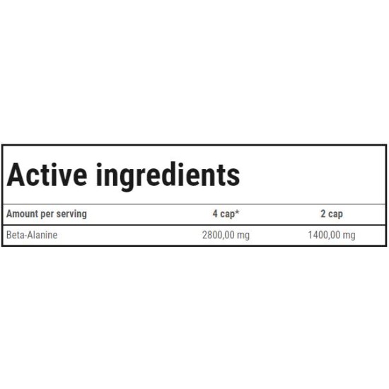 TREC NUTRITION Beta-Alanine 700 / 90 Caps на супер цена