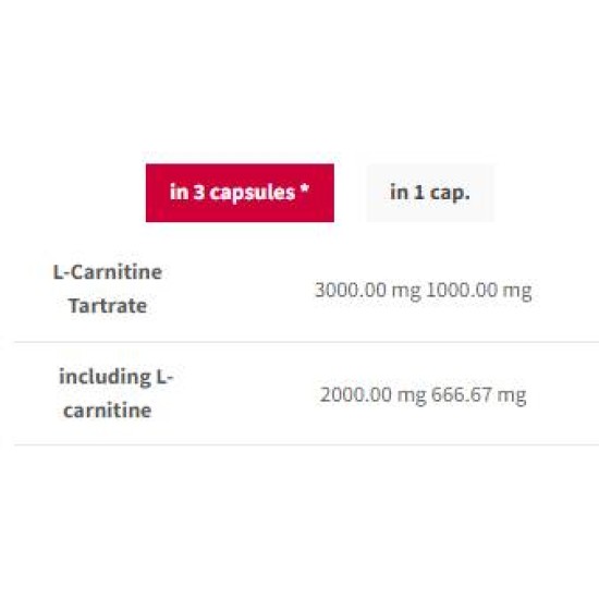 TREC NUTRITION L-Carnitine 3000 / 60 капсули на изгодни цени TREC NUTRITION L-Carnitine 3000 / 60 капсули на супер цена