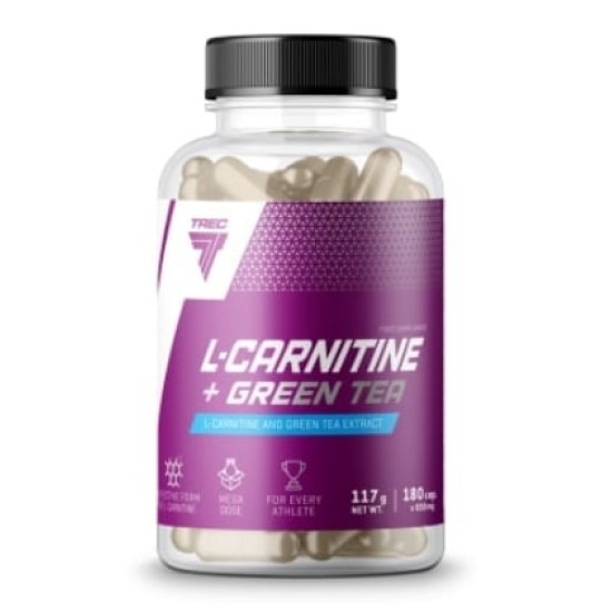 TREC NUTRITION L-Carnitine + Green Tea 180 капсули на изгодни цени TREC NUTRITION L-Carnitine + Green Tea 180 капсули на супер цена