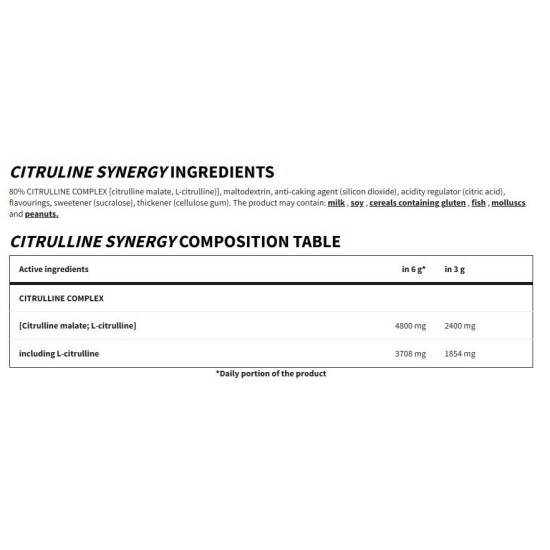 Trec Nutrition Citrulline Synergy 400 гр на изгодни цени Trec Nutrition Citrulline Synergy 400 гр на супер цена