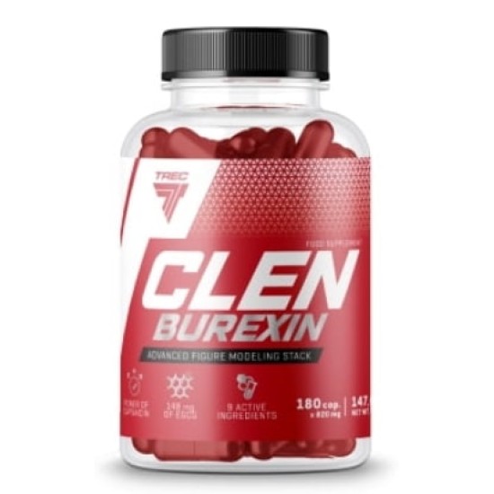 TREC NUTRITION ClenBurexin | Thermogenic Fat Burner 180 капсули на изгодни цени TREC NUTRITION ClenBurexin | Thermogenic Fat Burner 180 капсули на супер цена