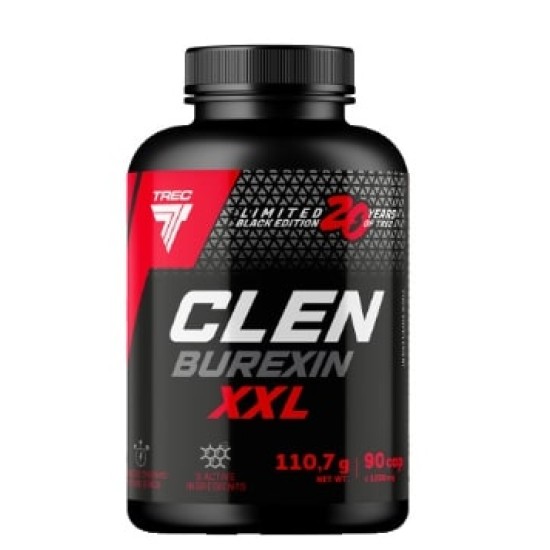 TREC NUTRITION ClenBurexin XXL | 20 Years of Trec - Limited Black Edition 90 капсули на супер цена