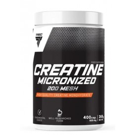 TREC NUTRITION Creatine Micronized 200 Mesh | High Quality Creatine Monohydrate 400 капсули