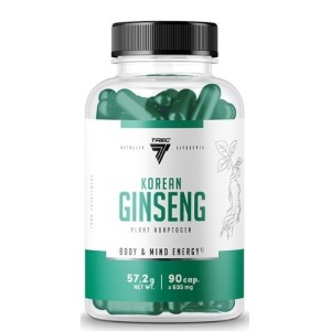 TREC NUTRITION Korean Ginseng 500 мг / 90 капсули