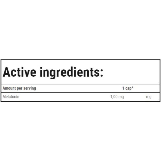 TREC NUTRITION Melatonin 1 мг / 90 капсули на изгодни цени TREC NUTRITION Melatonin 1 мг / 90 капсули на супер цена