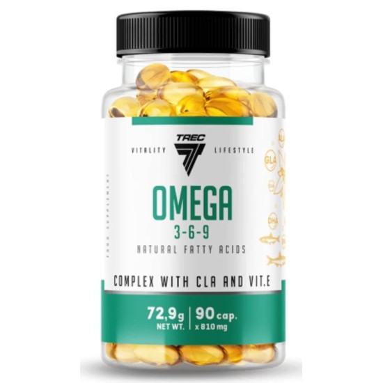 TREC NUTRITION Omega 3-6-9 90 гел капсули на супер цена
