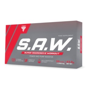 TREC NUTRITION S.A.W. Caps | Super Aggressive Pre-Workout 30 капсули