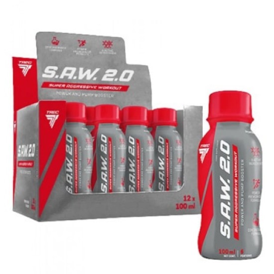 TREC NUTRITION S.A.W. Shot | Super Aggressive Pre-Workout 12x100 мл на супер цена