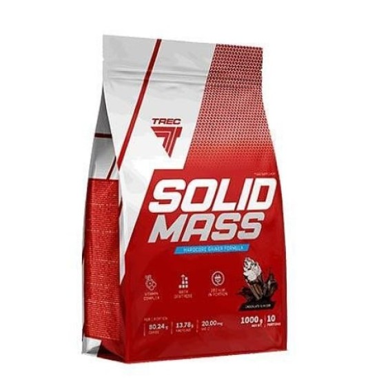 TREC NUTRITION Solid Mass | Hardcore Gainer Formula 1000 гр на супер цена