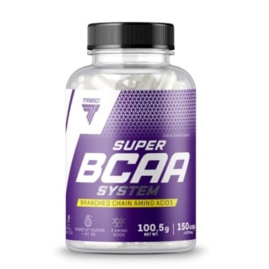 TREC NUTRITION Super BCAA System Caps 150 капсули на изгодни цени TREC NUTRITION Super BCAA System Caps 150 капсули на супер цена