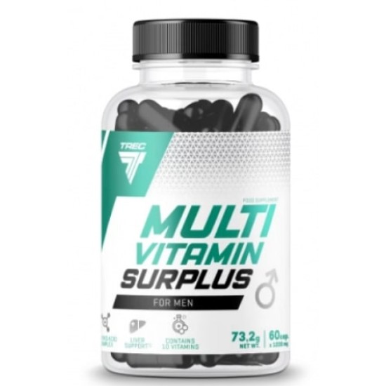 TREC NUTRITION Multi-Vitamin Surplus for Men 60 капсули на супер цена