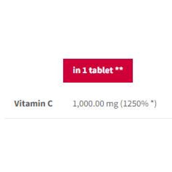 TREC NUTRITION Vitamin C 1000 Sport Endurance | Effervescent 20 таблетки на супер цена
