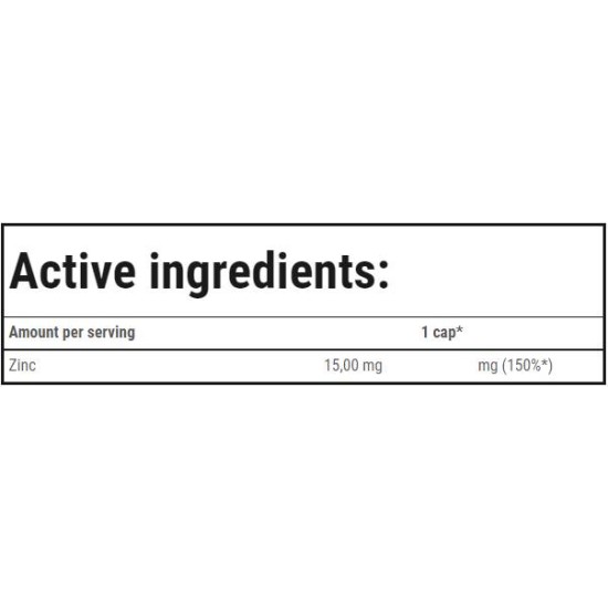 TREC Nutrition Zinc Gluconate 15 mg / 90 Caps на супер цена