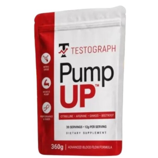 Testograph PumpUP | with Citrulline, Arginine, Ginkgo & Beet Root 360 гр на изгодни цени Testograph PumpUP | with Citrulline, Arginine, Ginkgo & Beet Root 360 гр на супер цена