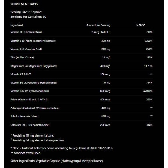 Testograph Testo Up | Libido and Fertility 60 капсули на супер цена