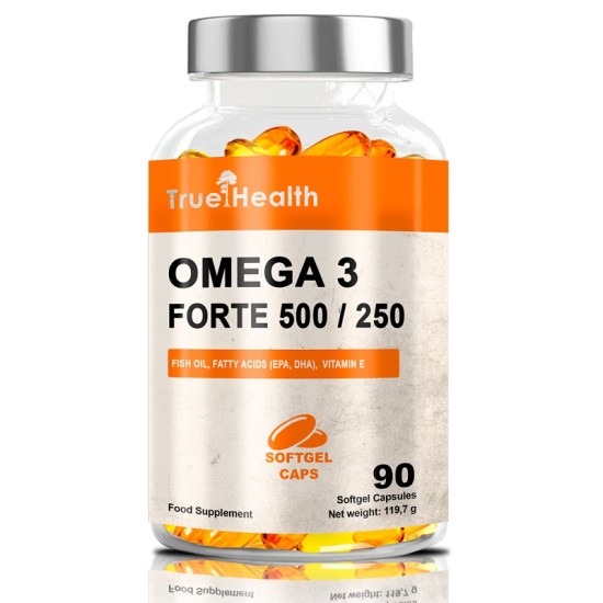 True Health Omega 3 Forte 500/250 90 гел капсули на супер цена