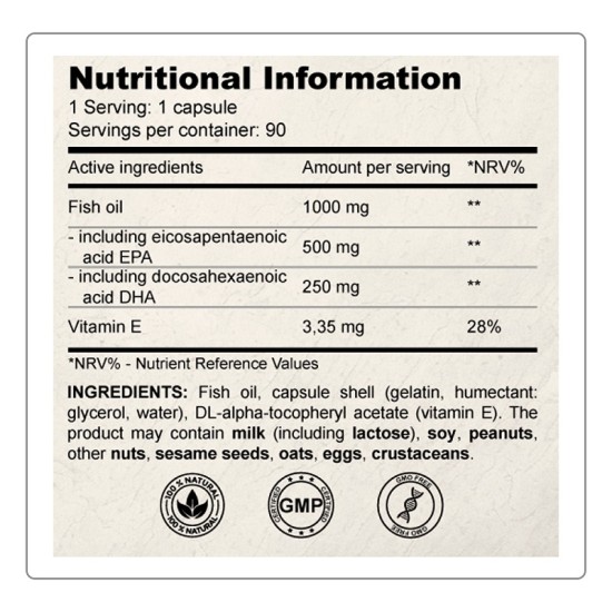 2+1 FREE True Health Omega 3 Forte 500/250 90 гел капсули на супер цена
