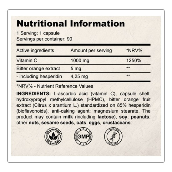 True Health Vitamin C Ultra 1000 мг / 90 капсули на изгодни цени True Health Vitamin C Ultra 1000 мг / 90 капсули на супер цена