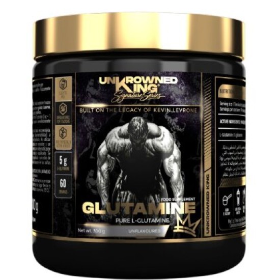 UnKrowned King by Kevin Levrone Glutamine Powder 300 гр на супер цена