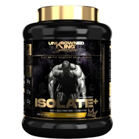 UnKrowned King by Kevin Levrone Isolate+ Protein | with Whey Isolate, Egg Protein & Creatine 1800 гр на супер цена
