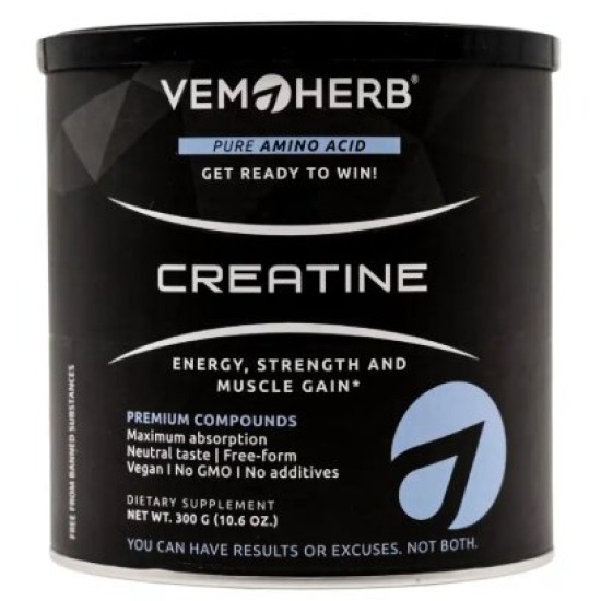 VemoHerb Creatine Monohydrate Powder 300 гр на супер цена
