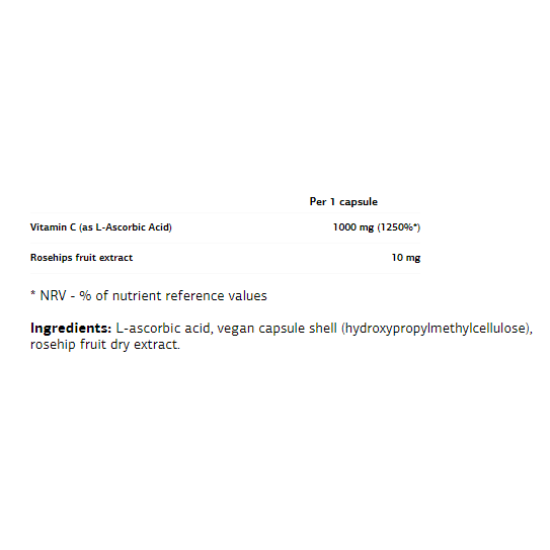 UltraVit Vitamin C 1000 - 60 vcaps на супер цена