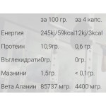 Weider Beta Alanine 4400 мг - 120 капсули на супер цена