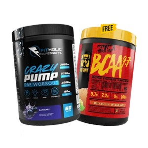 Fitholic Professional Crazy Pump + Mutant BCAA 9.7 FREE