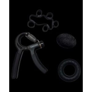 OstroVit Hand and Arm Exercise Equipment | Ръкохватка за предмишница + Гума за стискане и тренировка на пръстите