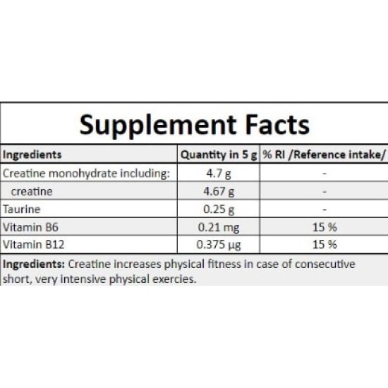 MP Sport Creatine Monohydrate 200 Mesh MP - 500 гр - Natural на супер цена