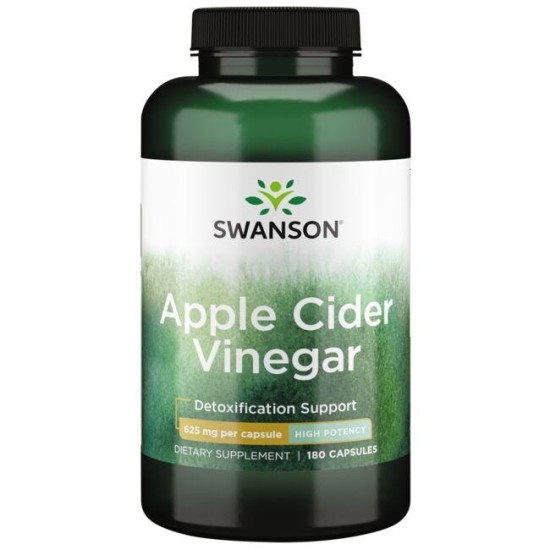 Swanson Apple Cider Vinegar - High Potency 180 капсули на супер цена