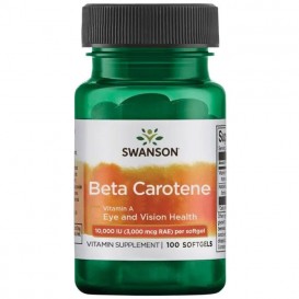 Swanson Бета-Kаротен (Витамин А) 100 SOFTGELS