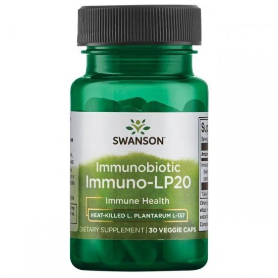 Swanson Immunobiotic Immuno-LP20 30 веге капсули на супер цена