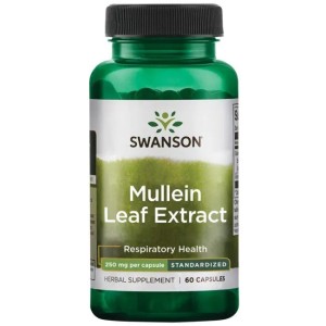 Swanson Mullien Leaf Extract - Standardized 60 капсули