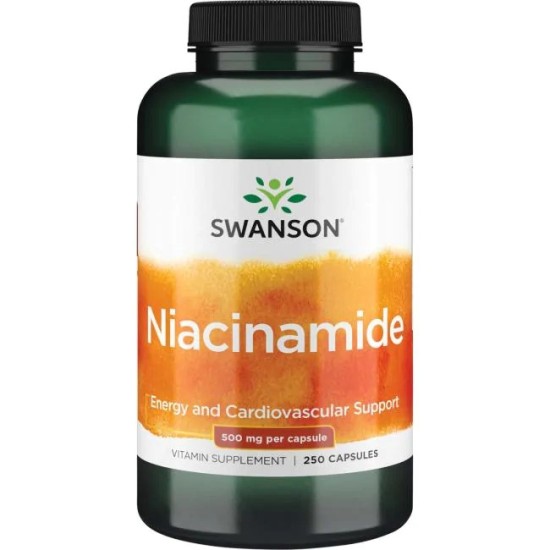 Swanson Niacinamide 500 мг / 250 капсули на изгодни цени Swanson Niacinamide 500 мг / 250 капсули на супер цена